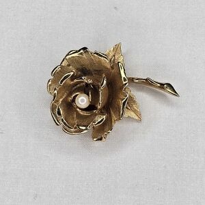 Vintage MARCEL BOUCHER Rose Brooch